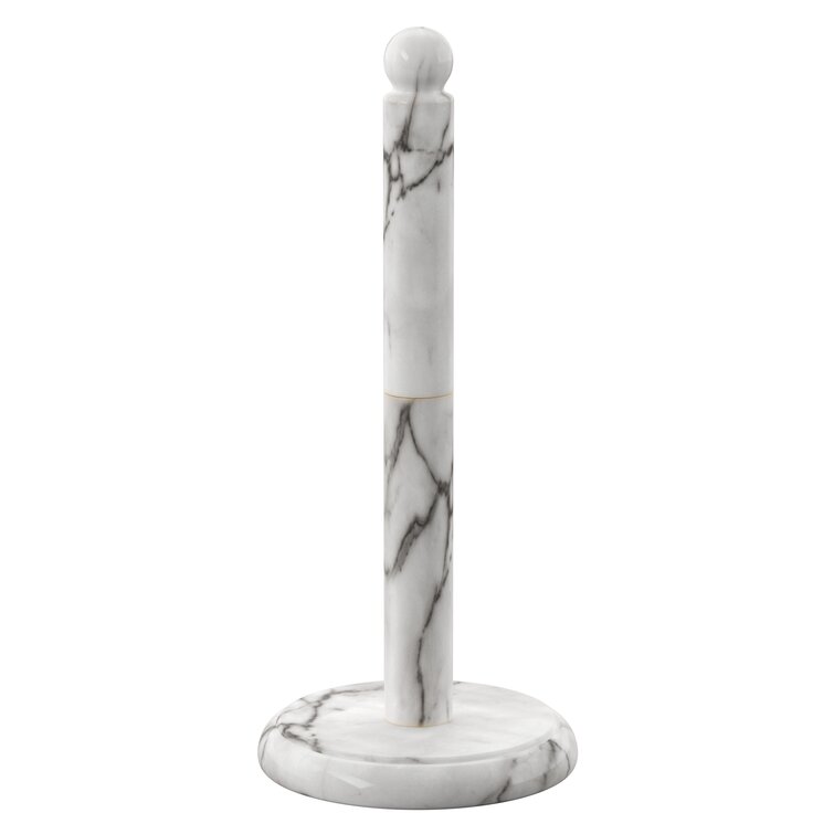 Latitude Run Marble Free Standing Paper Towel Holder Reviews